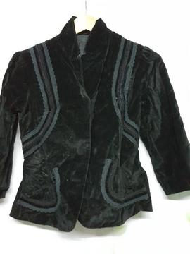 Conjunto Gamuza Negro Talle 2