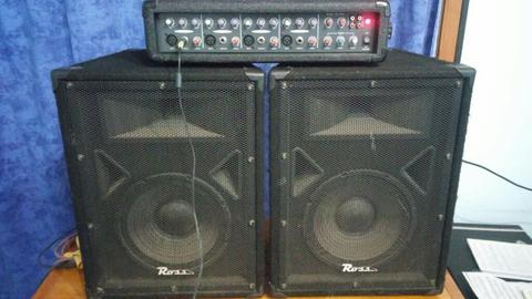 Parlantes Y Cabezal. Ross