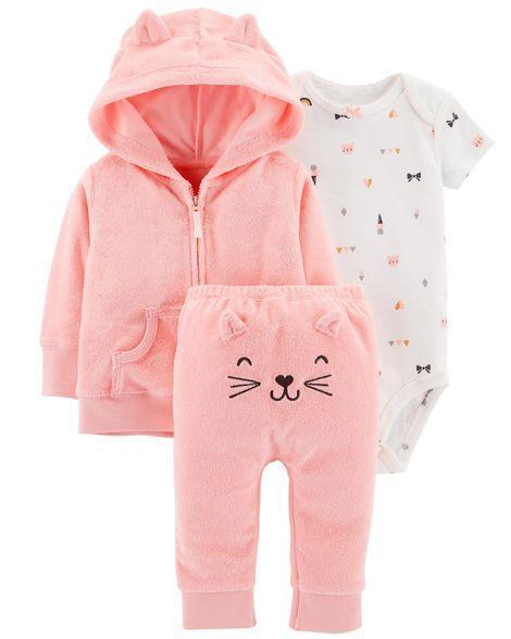 Conjunto toalla 3 piezas 6 meses