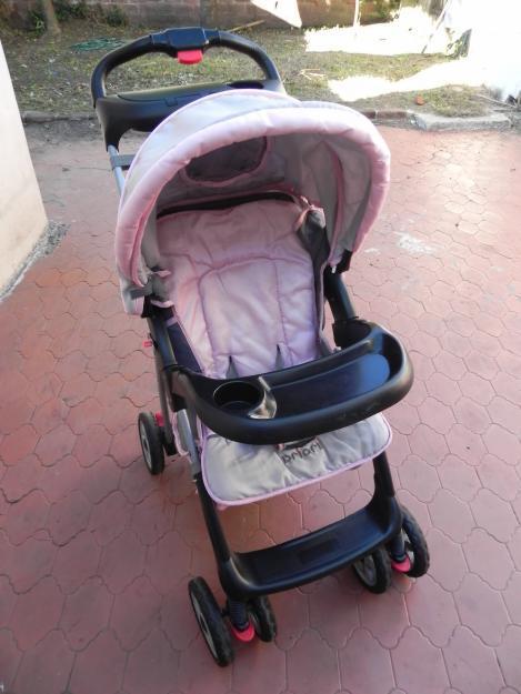 vendo carrito marca priori color rosa, rebatible en tres posiciones