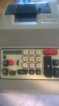 maquina calculadora electrica a rollo de papel