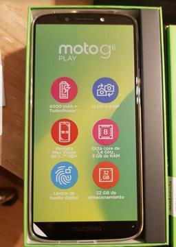 Moto G6 Play Nuevo en Caja Local