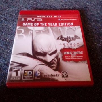 Vendo Batmam Arkham City de Ps3