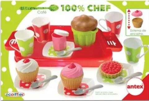 100 Chef Bandeja Café Cupcakes Antex