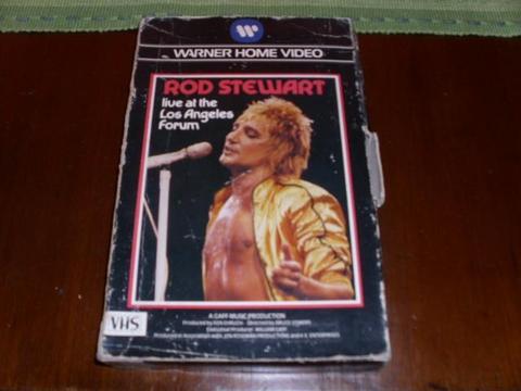 ROD STEWART VIDEO LIVE AT THE LOS ANGELES FORUM VHS