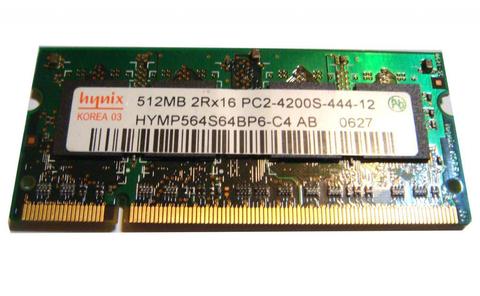 Memoria Hynix 512 Mb Ddr2 Pc25300s55512 Para Notebook