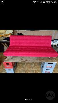 Sofa Cama Color Rojo