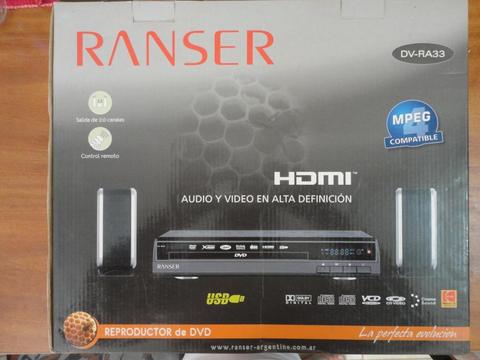 Reproductor Dvd Ranser Dv Ra33