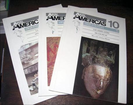 Lote X 3 / America: Arqueologia / Aztecas, Incas _ Akal