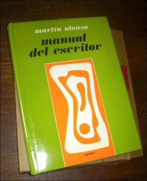 Manual Del Escritor _ Martin Alonso _ Aguilar / En Estuche