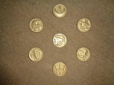 Power Rangers Power Coins/Monedas de Poder!!