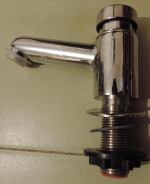 canilla automatica pressmatic, con flexible de conexion