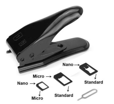 Corta Sim A Microsim Y Nano Doble Incluye 3 Adaptadores