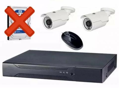 Kit 2 camaras seguridad CCTV HD