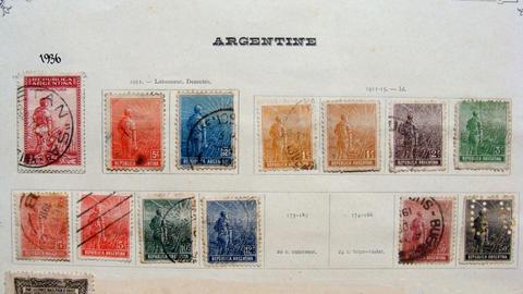 Sellos postales de Argentina 1911 – 1936
