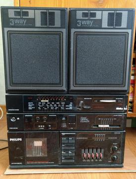 Equipo de música con radio y cassette Philips