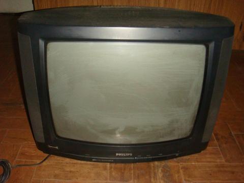 Tv Phillips 20 Pulgadas Liquido A Reparar Ideal Tecnico Televisor