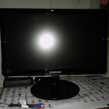 monitor tv led 19 c/rem ent hdmi samsung $2600
