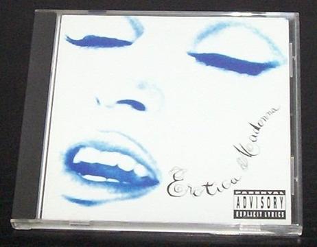Madonna Erotica Cd p 1992 Importado Alemania Muy Buen Estado!