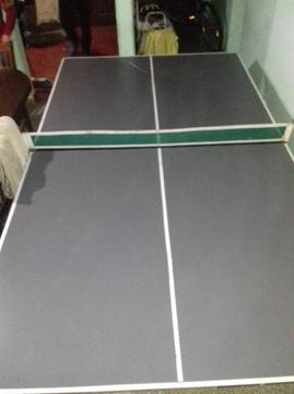 Mesa de pingpong profesional plegable con ruedas para trasladar