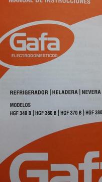 Heladera Gafa Hgf 340