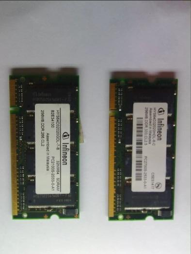 Memoria Infineon Ddr 512 256 X 2 Notebook