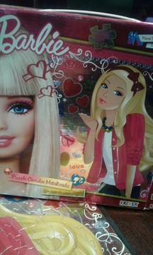 Rompecabezas Barbie de Goma Eva