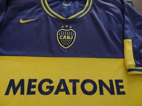 CAMISETA BOCA TITULAR COPA LIBERTADORES 2007 ORIGINAL DE EPOCA