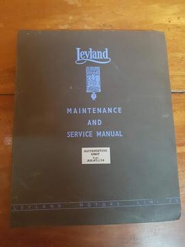 Libro Manual D Motor Leyland Maintenance And Service Diesel