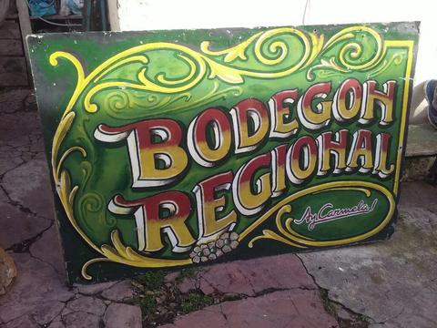 Cartel para Decoracion Bodegon Regional