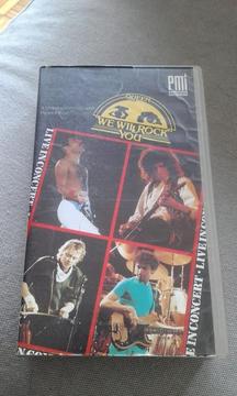 Queen Vhs We Will Rock You live In Mont