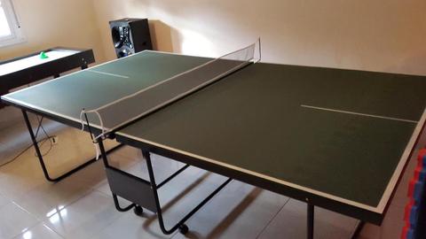 MESA DE PING PON PLEGABLE C/FRONTON