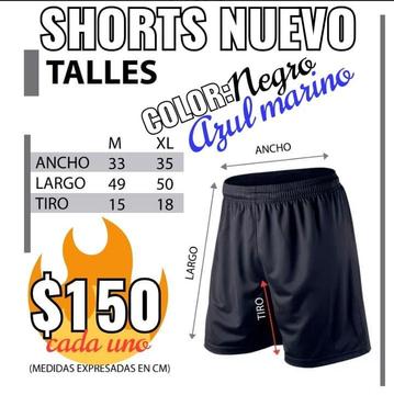 Oferta Shorts nuevos Azul o Negro
