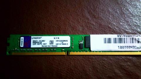 Memoria Ram Kingston Original 2gb @ 1333