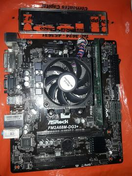 Vendo Combo Placa Madre, Micro, Memoria