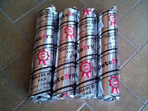 Rollo Papel Para Fax 216mm X 30m Aleman