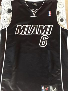 Camiseta Miami Heat 6 Lebron James