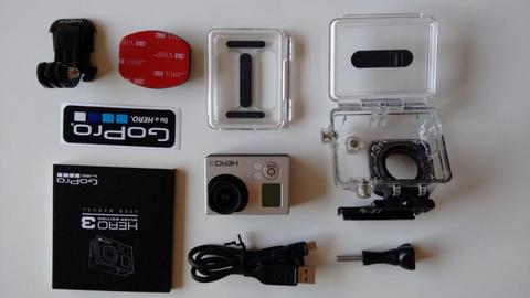 GoPro Hero 3 Silver Edition en Excelente estado