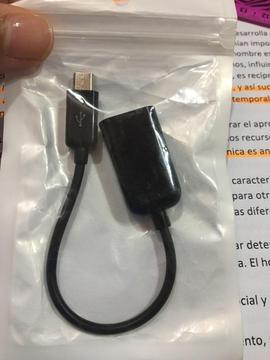 Cable Otg (Entrada Usb a Micro)