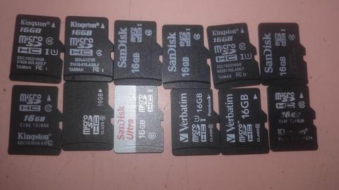 MEMORIA MICRO SD 16GB $$$ 250 $$$