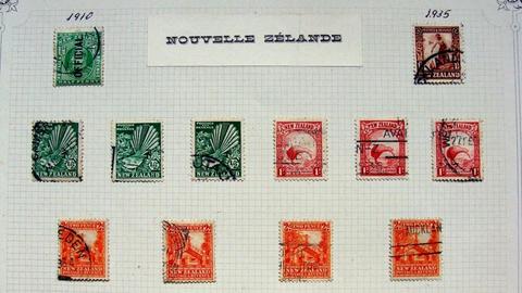 Sellos postales de Nueva Zelanda 1910 – 1935