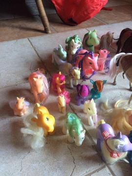 Hermosa Colección Lote De Caballos, Barbys, Little Ponys