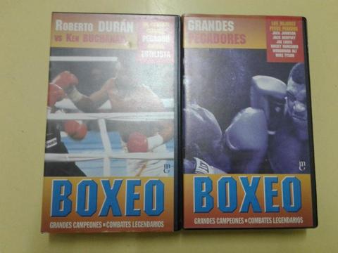 LOTE 2 VIDEO VHS BOXEO