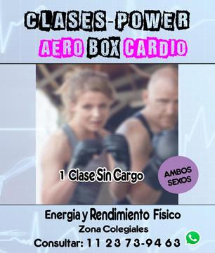 CLASESAEROBOXCARDIO AMBOS SEXOS