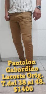 Pantalón Gabardina Lacoste Orig