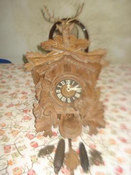 Reloj Cucu Grande Made In Germany Cazador Completo A Revisar