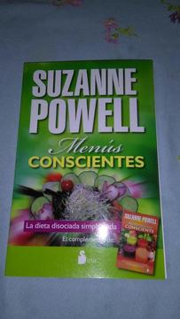 Menus Conscientes . Suzanne Powell Libro salud y alimentacion Editorial Sirio