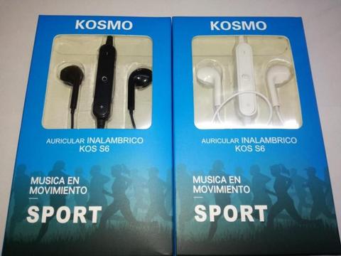 Auricular In Ear Bluetooth Inalambricos Kosmo Kos S6 Sport