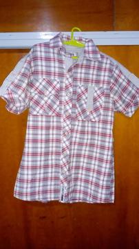 Camisa de Hombre Talle S Mangas Cortas