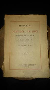 Vendo Historia De La Compañia De Jesus En Paraguay